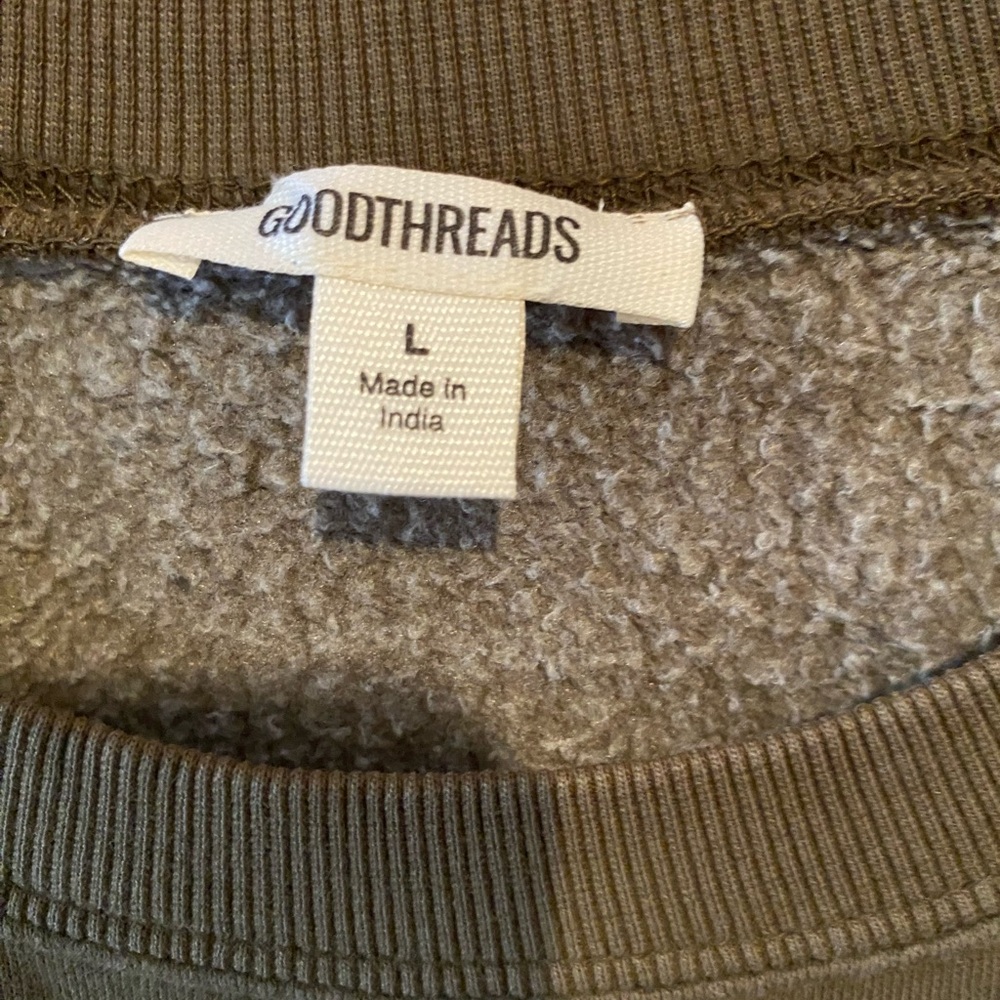 Goodthreads sweatshirt size large - Picture 4 of 5